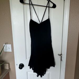 Black Spaghetti Strap Dress